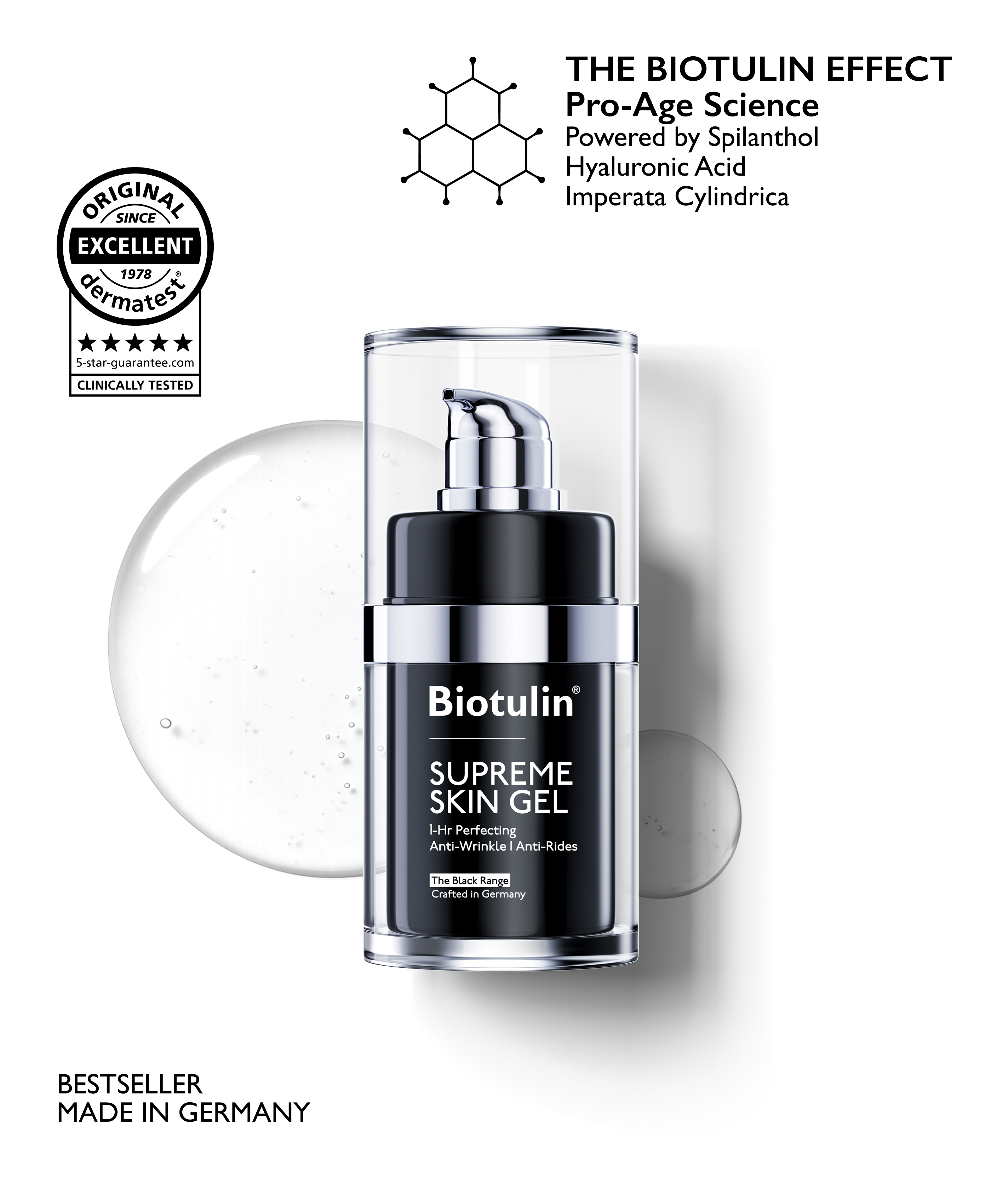 Biotulin Supreme Skin Gel (15ml) | Anti Wrinkle Serum