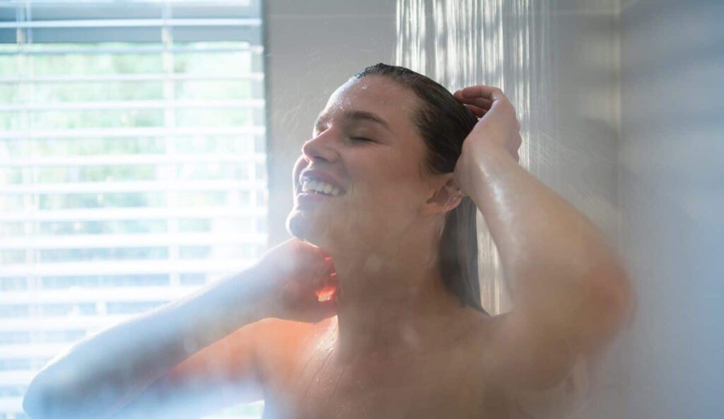 Dermatologists recommend applying body lotion within three minutes after showering